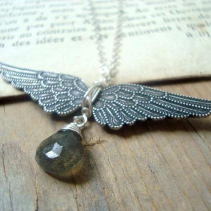 Winged Victory Necklace - Antiqued ..